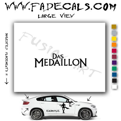 Das Medaillon Movie Logo Decal Sticker