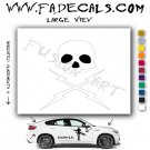 Death proof Skull and Bolts Movie Logo Decal Sticker