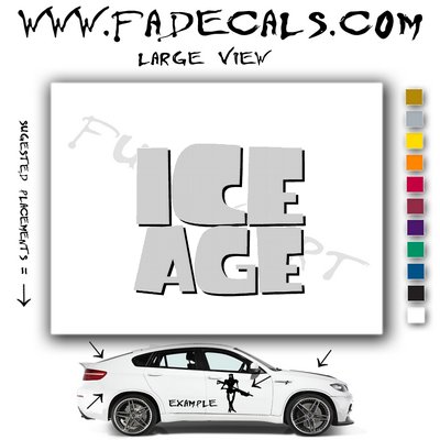 Ice Age Movie Logo Decal Sticker