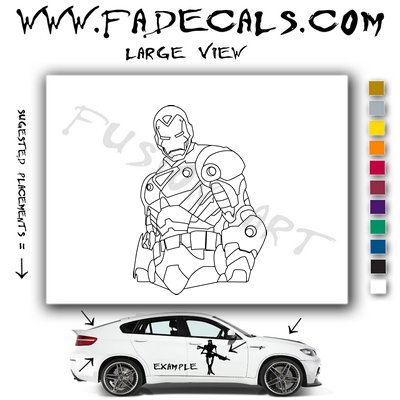 Iron Man Movie Logo Decal Sticker