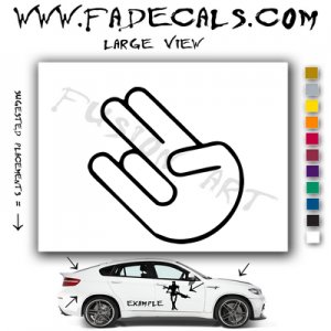 JDM THE SHOCKER Decal Sticker