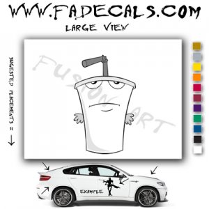 Aqua Teen Hunger Force Master Shake Style#1 Decal Sticker