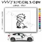 Calvin Decal Sticker