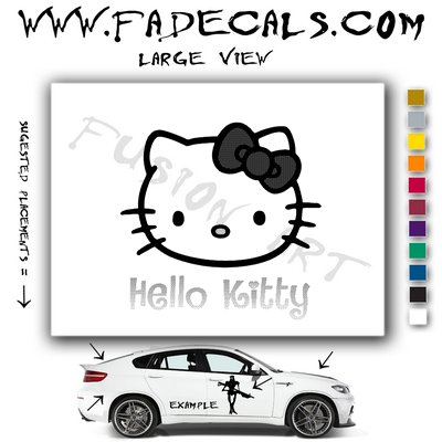 Hello Kitty Decal Sticker