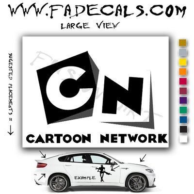 Cartoon Network Decal Sticker