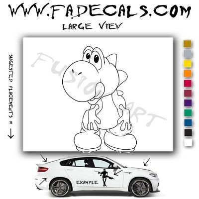 Yoshi Video Game Logo (Decal Sticker)