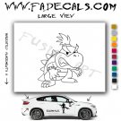 Little Koopa Mario Video Game Logo (Decal Sticker)
