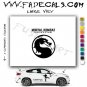 Mortal Kombat Deception Video Game  Logo Decal Sticker