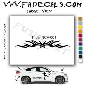Tribal Tattoo Element Style 1 Logo Decal Sticker