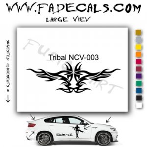 Tribal Tattoo Element Style 3 Logo Decal Sticker
