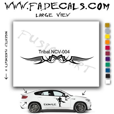 Tribal Tattoo Element Style 4 Logo Decal Sticker