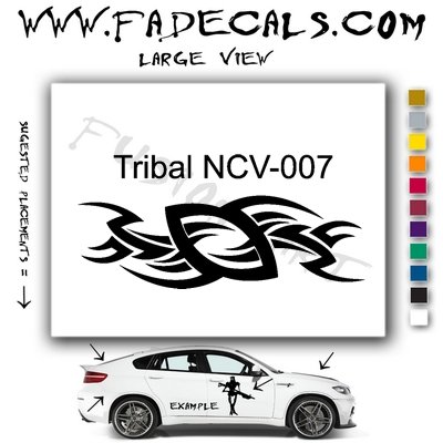 Tribal Tattoo Element Style 7 Logo Decal Sticker