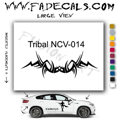 Tribal Tattoo Element Style 14 Logo Decal Sticker