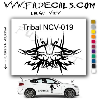 Tribal Tattoo Element Style 19 Logo Decal Sticker