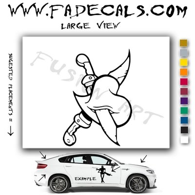 Valentines Day Heart 1 Vinyl Logo Decal Sticker