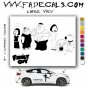 Family Guy Vinyl Decal & Sticker SMALL 10"