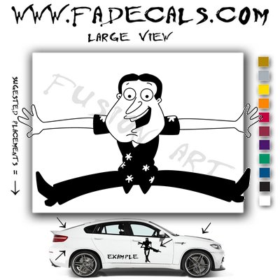 Quagmire Family Guy Vinyl Decal & Sticker