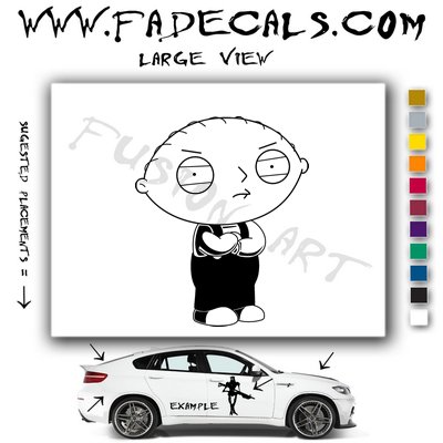 Stewie Griffin Family Guy Vinyl Decal & Sticker