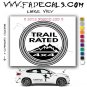 Trail Rated Aftermarket Logo Die Cut Vinyl Decal Sticker