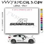 AC Schnitzer Aftermarket Logo Die Cut Vinyl Decal Sticker
