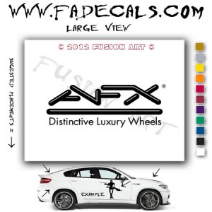 AFX Aftermarket Logo Die Cut Vinyl Decal Sticker