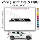 Air Mass Aftermarket Logo Die Cut Vinyl Decal Sticker