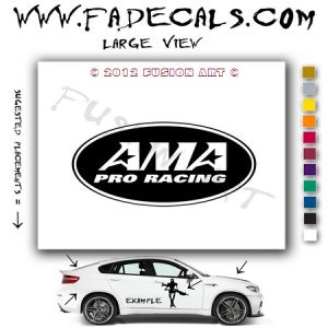 Ama Pro Racing Aftermarket Logo Die Cut Vinyl Decal Sticker