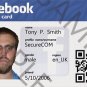 Custom Facebook Profile ID card (Template # 3820)
