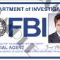 X-files Special Agent Fox Mulder ID Card (Template # X4L125)