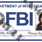 X-files Special Agent Monica Reyes ID Card (Template # X4L122)