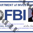 X-files Special Agent Walter Skinner ID Card (Template # X4L121)