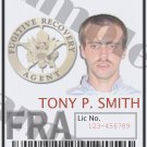Custom Fugitive Recovery Agent ID card (Template # FRA-25268)