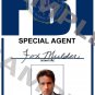X-files Special Agent Fox Mulder Portrait ID Card (Template # X3P334)