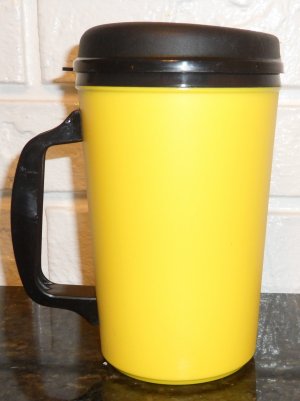 2 Foam Insulated 20 oz. Thermo Serv Travel Coffee Mugs