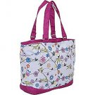High Sierra Shelby Tote - Birds on a Wire, Cerise, NWT - Free Ship- School Tote Bag