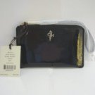 Cole Haan Jitney Mini Pouch Black Patent Leather Wristlet, NWT