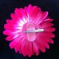 LOT OF 18 GERBER DAISY HAIR FLOWER CLIP BOW SILK 4" GEM