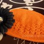 6 Lot HOLIDAY SET BABY INFANT TODDLER KUFI HAT GERBER DAISY FLOWER GIRL HAIR BOW