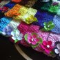 36 Grosgrain Ribbon Gerber Flower Gem Hair Clips & Crochet Headbands- You Pick