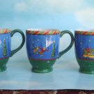 SANGO CHRISTMASTIME IN THE CITY MUGS SET 3 NEW