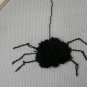Fuzzy Spider Needle Punch Embroidery Hoop