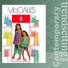 McCALL'S  5573 GIRLS TOPS, SHORTS & CAPRI PANTS XS-S