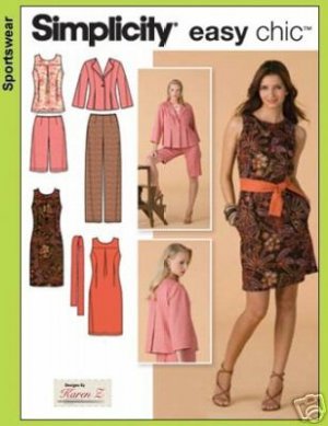 SIMPLICITY 3505 EASY CHIC WARDROBE 8-16 DESIGNS BY Z