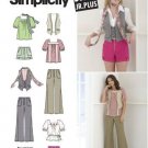 SIMPLICITY 2665 JR. PANTS, SHORTS, TOP, VEST & SCARF