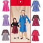 McCALL'S 4243 GIRLS SIX OUT OF PRINT  DRESSES- 3-6