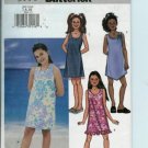 BUTTERICK 3551 GIRLS EASY DRESSES 7-10