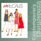 McCALL'S 5636 EASY MISSES TUNICS, DRESSES, BELT & PANTS