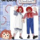 SIMPLICITY 2784 CLASSIC RAGGEDY ANN & ANDY FOR TODDLERS