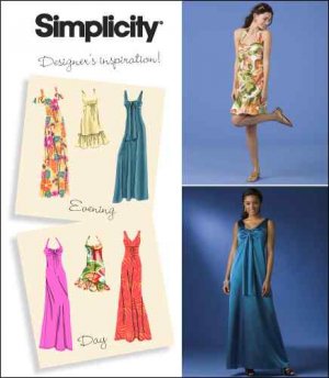 SIMPLICITY 2582 DAY & EVENING DESIGNER'S INSPIRATION