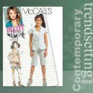 McCALL'S 5376 HILARY DUFF JACKET, TOP, SHORTS & CAPRIS